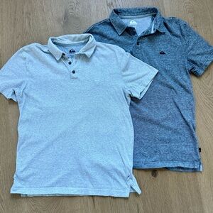 Quiksilver Men's Gray Polo Shirt Set